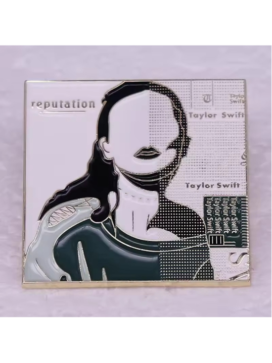Jewelry - Taylor Swift Reputation Album Cover Art Enamel Pin